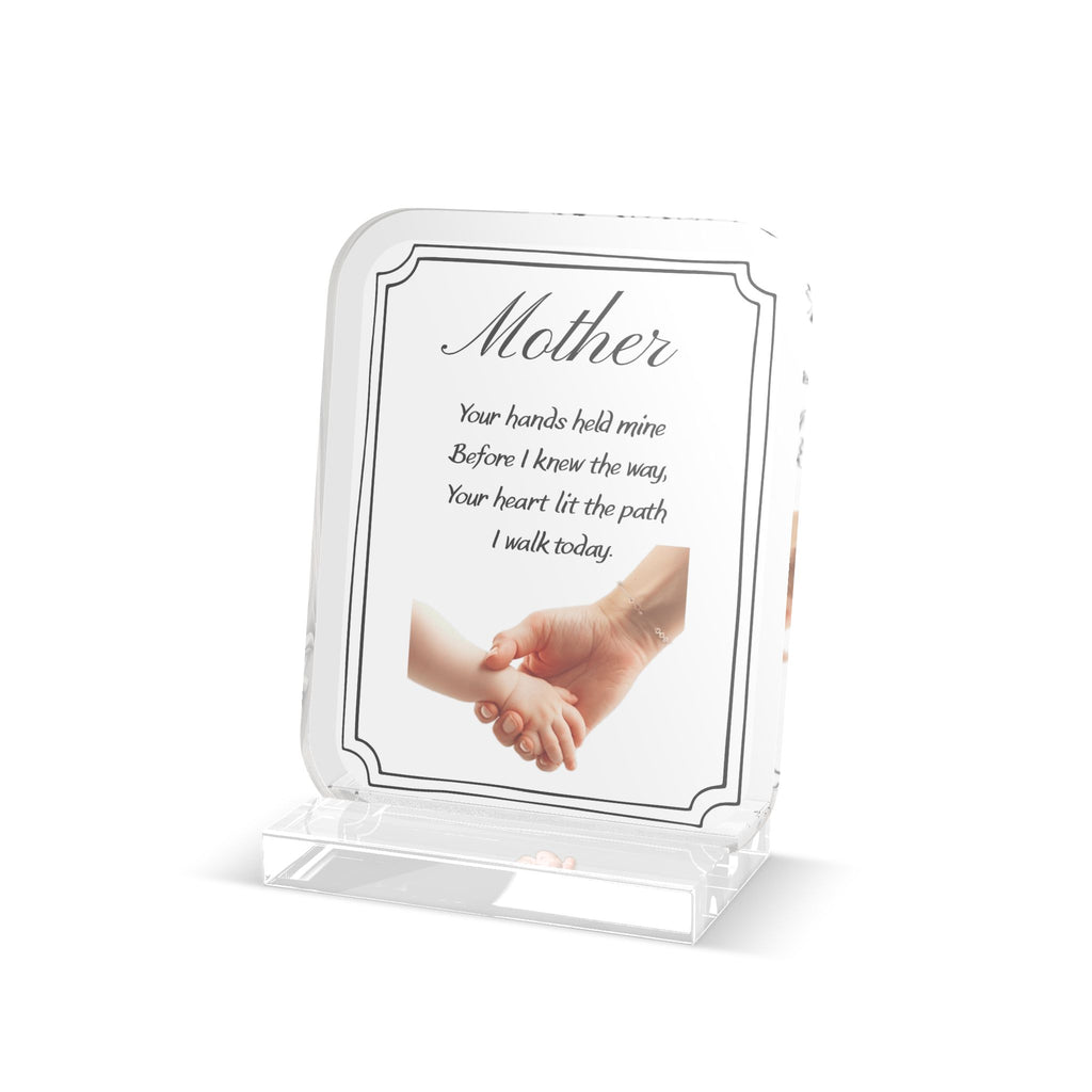 Mother Poem Custom Cut Standee, Memorial Keepsake